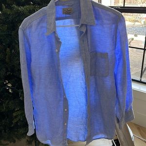 Mens LL Bean button shirt
